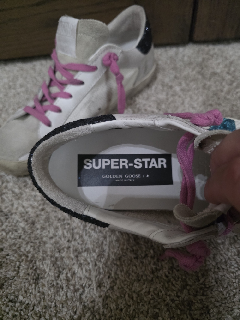Golden Goose Glitter Star Sneakers - Picture 3 of 9